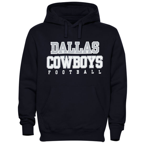 Men Dallas Cowboys Practice Graphic Pullover Hoodie Navy Blue